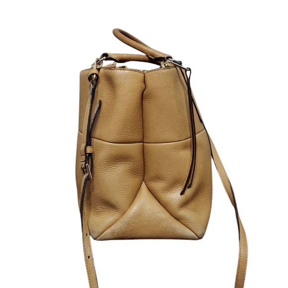 Coach Borough Camel Leather Shoulder Bag No 28160 - Picture 9 of 14